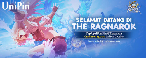 Ragnarok telah Datang! Top Up di UniPin & Raih Cashback 15.000 UniPin Credits